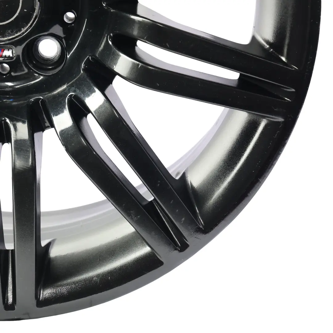 Front Black Alloy Wheel Rim 19" 8,5J ET:18 M Double Spoke 172 to BMW E60 E61 with Part number 8036948 BMW E60 E61 Front Black Alloy Wheel Rim 19" 8,5J ET:18 M Double Spoke 172 - SKU 8036948-BLK3 - Part number 8036948