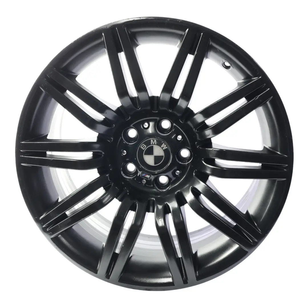 BMW E60 E61 Llanta Aleación Trasera Negra 19" 9.5J ET:32 M Doble Radio 172 80369 - SKU 8036949-BLK2 - Número de pieza 8036949