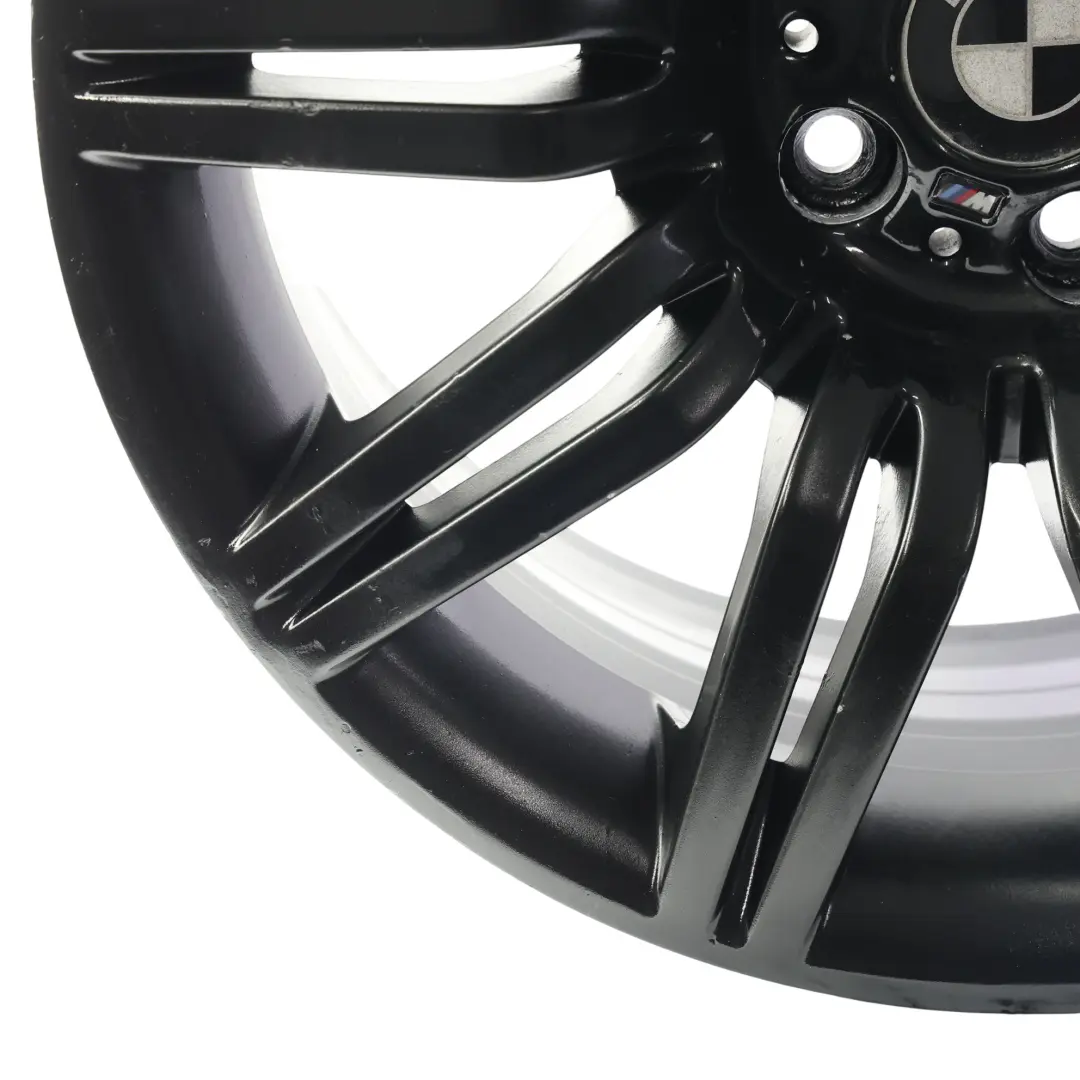 Alloy Wheel Rim 19" 9,5J ET:32 M Double Spoke 172 to BMW E60 E61 Rear Black with Part number 8036949 BMW E60 E61 Rear Black Alloy Wheel Rim 19" 9,5J ET:32 M Double Spoke 172 - SKU 8036949-BLK2 - Part number 8036949