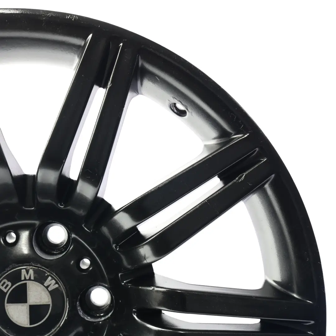 BMW E60 E61 Llanta Aleación Trasera Negra 19" 9.5J ET:32 M Doble Radio 172 80369 - SKU 8036949-BLK2 - Número de pieza 8036949
