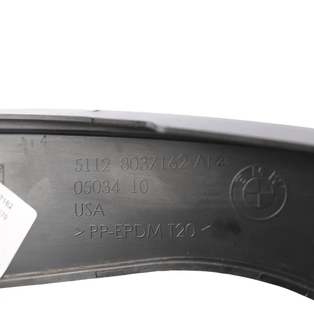 BMW X5 E70 Bumper Mud Guard Splash Shield Cover Front Right O/S - SKU 8037162 - Part number 8037162