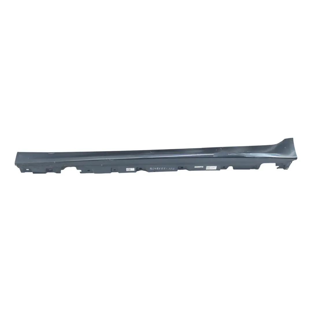 Side Skirt M Sport M5 Sill Cover Left N/S Singapore Grey Metallic - B41 to BMW F10 with Part number 8048685 BMW F10 Side Skirt M Sport M5 Sill Cover Left N/S Singapore Grey Metallic - B41 - SKU 8048685-SIG - Part number 8048685