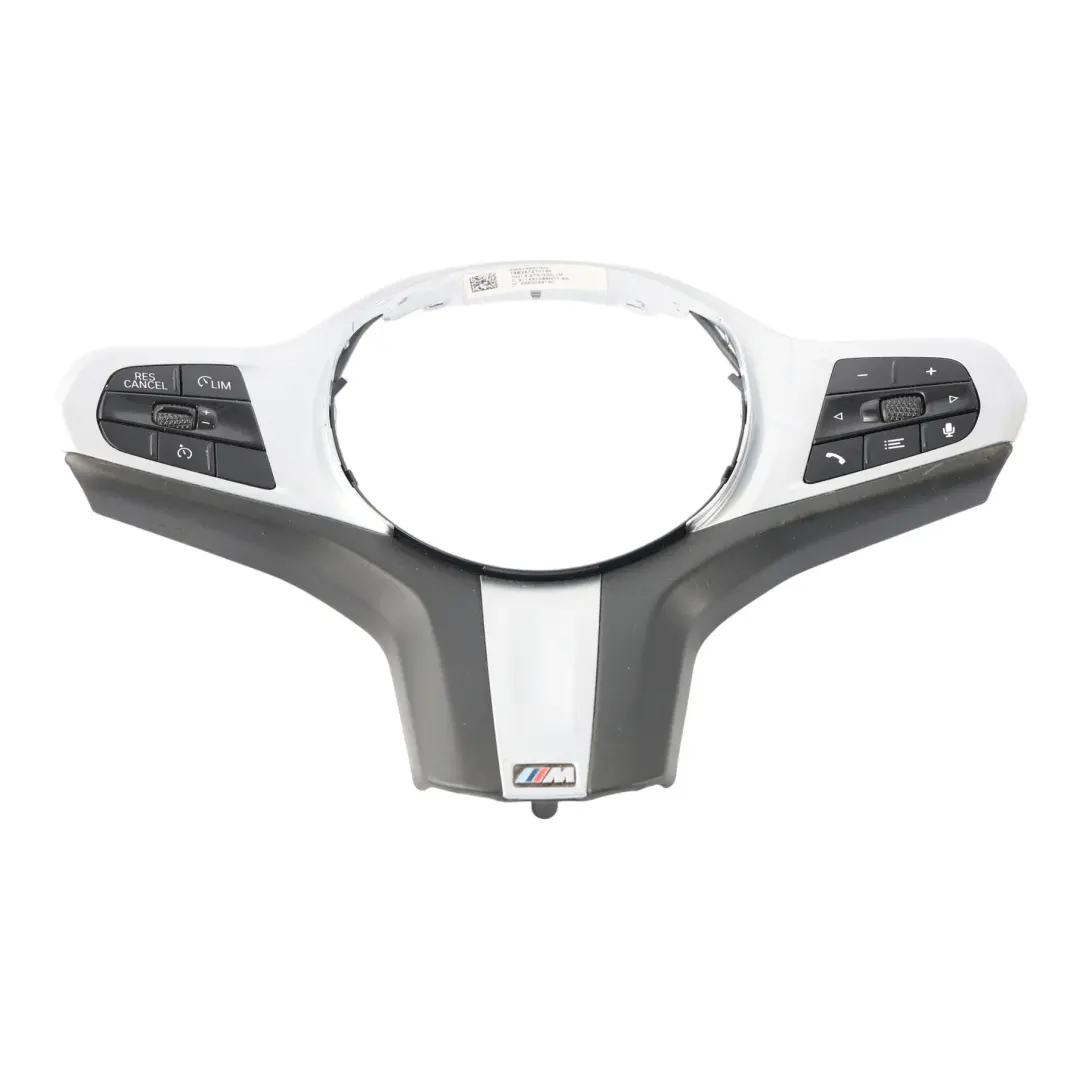 M-Sport Steering Wheel Multifunction Switch Trim Panel to BMW X3 G01 G30 with Part number 8053148 BMW X3 G01 G30 M-Sport Steering Wheel Multifunction Switch Trim Panel - SKU 8053148-1 - Part number 8053148