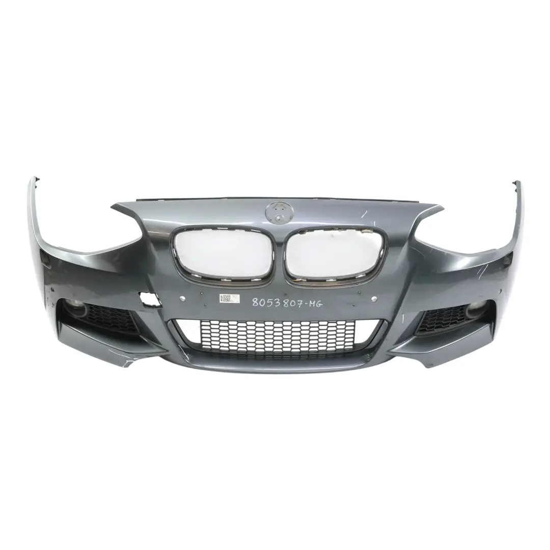 Front Bumper M Sport Trim Panel Mineralgrau Grey Metallic - B39 to BMW F20 F21 with Part number 8053807 BMW F20 F21 Front Bumper M Sport Trim Panel Mineralgrau Grey Metallic - B39 - SKU 8053807-MG - Part number 8053807