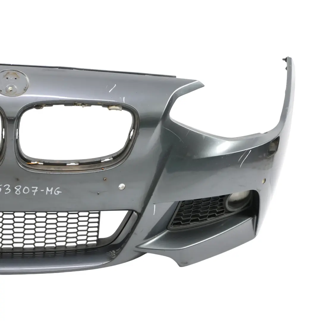 Front Bumper M Sport Trim Panel Mineralgrau Grey Metallic - B39 to BMW F20 F21 with Part number 8053807 BMW F20 F21 Front Bumper M Sport Trim Panel Mineralgrau Grey Metallic - B39 - SKU 8053807-MG - Part number 8053807