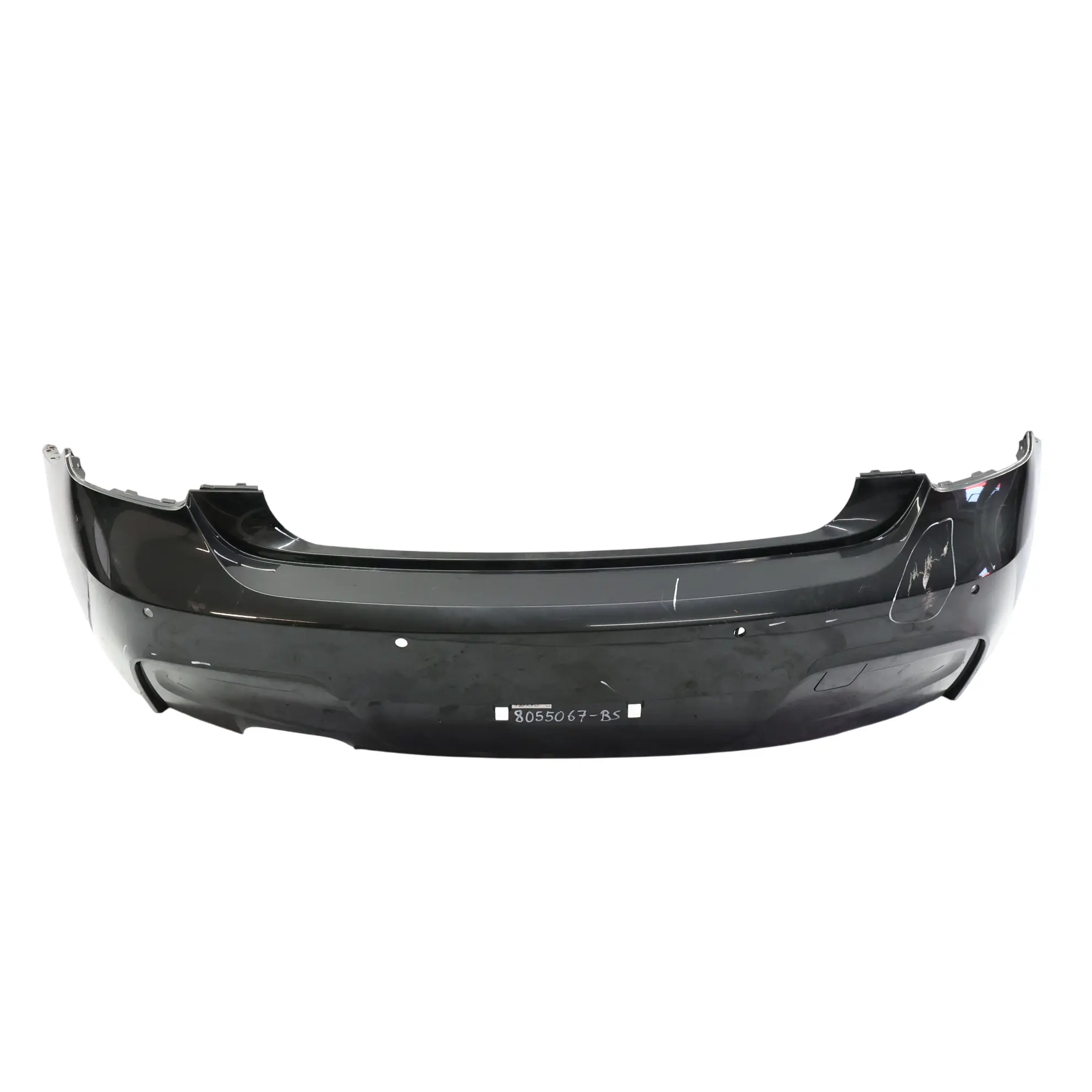 BMW F20 F21 M Sport Rear Bumper Trim Panel Black Sapphire Metallic - 475