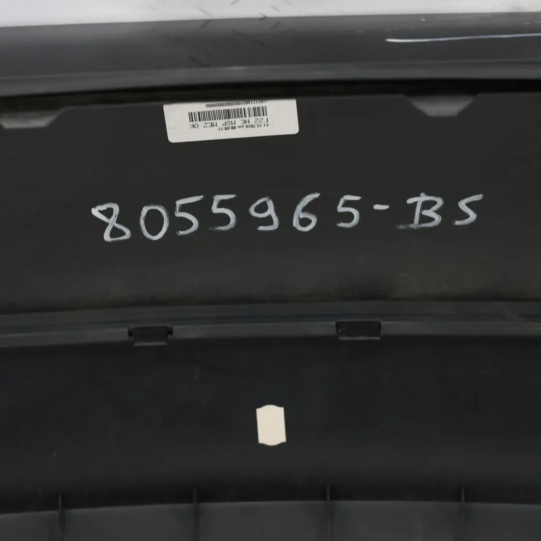 BMW F22 F23 Tylny Zderzak M-Pakiet PDC Black Sapphire Czarny Metalik - 475 - SKU 8055965-BS - Numer Części 8055965