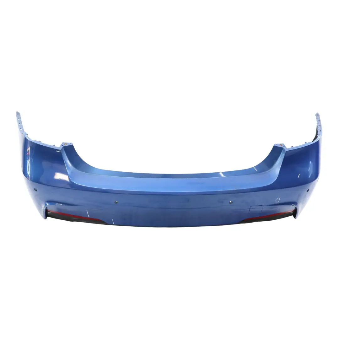 Bumper M Sport Trim Panel PDC Estorilblau Estoril Blue - B45 to BMW F30 Rear with Part number 8056497 BMW F30 Rear Bumper M Sport Trim Panel PDC Estorilblau Estoril Blue - B45 - SKU 8056497-EB1 - Part number 8056497