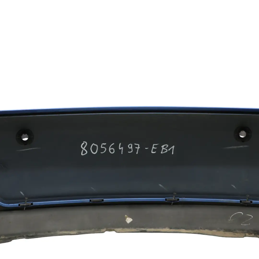 BMW F30 Rear Bumper M Sport Trim Panel PDC Estorilblau Estoril Blue - B45 - SKU 8056497-EB1 - Part number 8056497