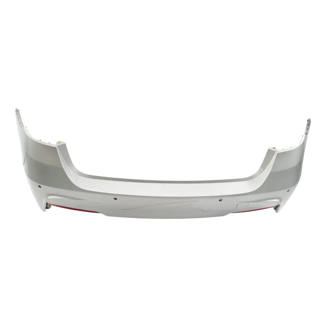 BMW 3 F31 Touring M Sport Rear Bumper Trim Panel PDC Glacier Silver - A83 - SKU 8056577-GSB - Part number 8056577