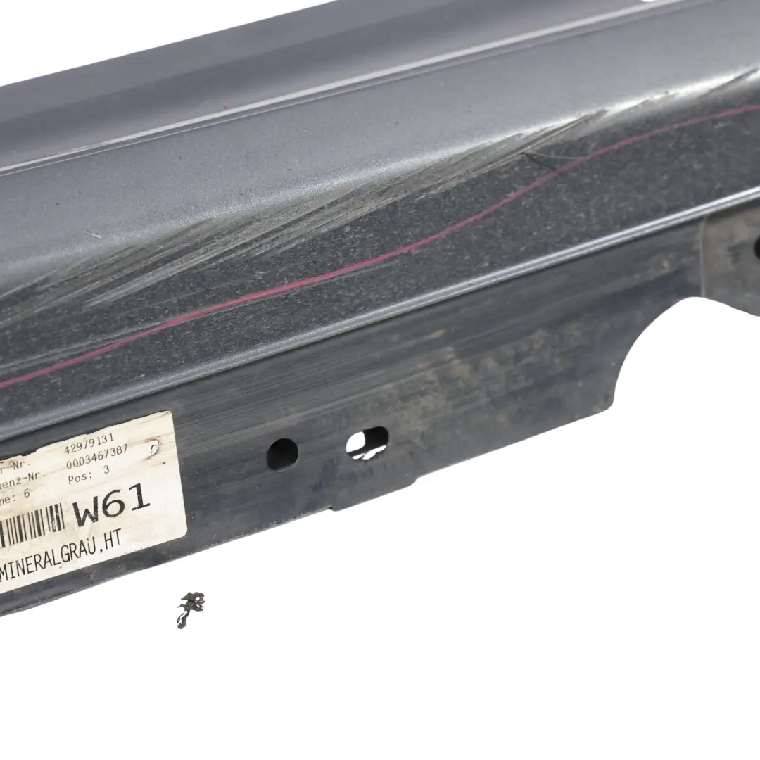 BMW F20 M Sport Moldura Faldón Lateral Derecho Gris Mineral Metalizado B39 - SKU 8056816-MG1 - Número de pieza 8056816