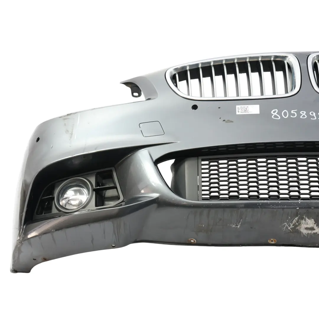 BMW F10 F11 LCI M-Pakiet Zderzak Przedni Mineralgrau Szary Metalik - B39 - SKU 8058992-MG - Numer Części 8058992