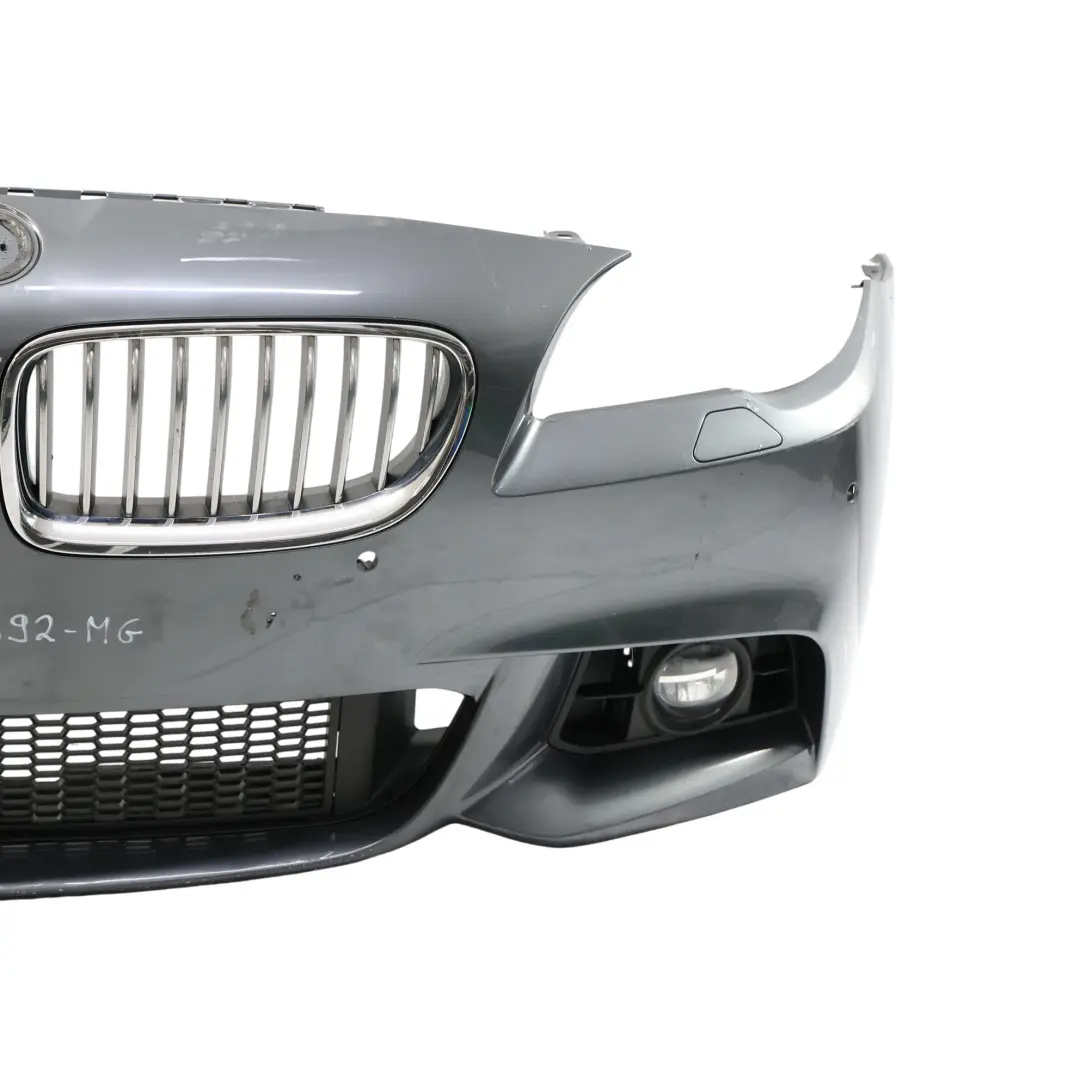 BMW F10 F11 LCI M Sport Front Bumper Trim Panel Mineral Grey Metallic - B39 - SKU 8058992-MG - Part number 8058992