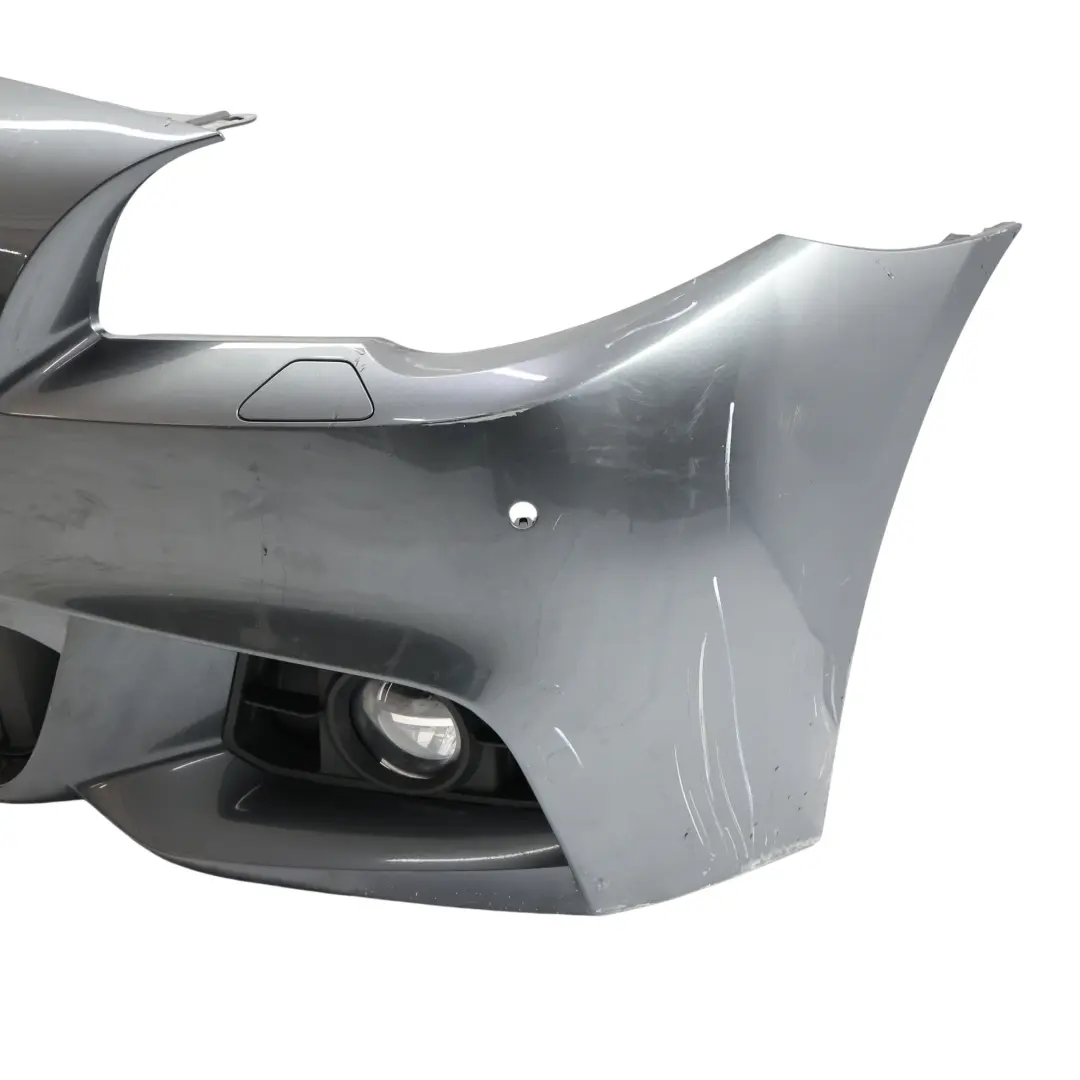 BMW F10 F11 LCI M Sport Front Bumper Trim Panel Mineral Grey Metallic - B39 - SKU 8058992-MG - Part number 8058992