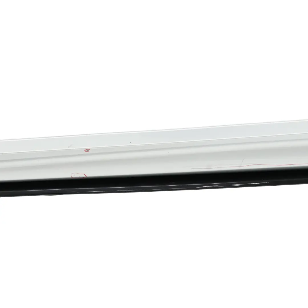 BMW F36 latérale M Sport Baguette de seuil gauche Glacier Silver Metallic - A83 - SKU 8061487-GSB - Numéro de pièce 8061487