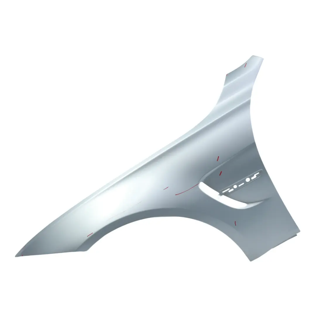 BMW F80 M3 Aile Avant Gauche Argent Glacé Métallisé W07 - SKU 8066915-FRS - Numéro de pièce 8066915