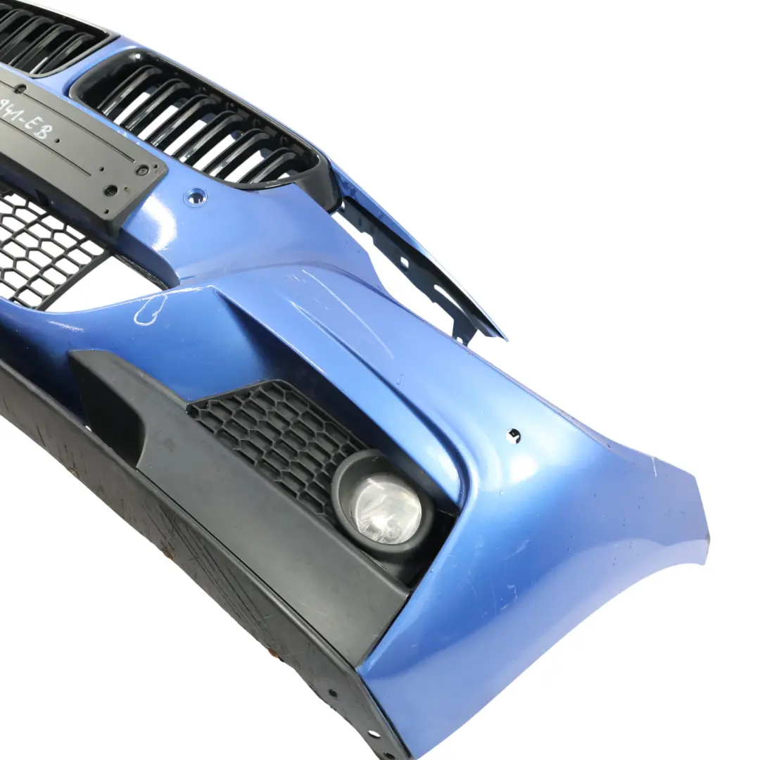 BMW F30 F31 Front Bumper M Sport Trim Panel Estoril Blue Metallic - B45 - SKU 8067941-EB - Part number 8067941