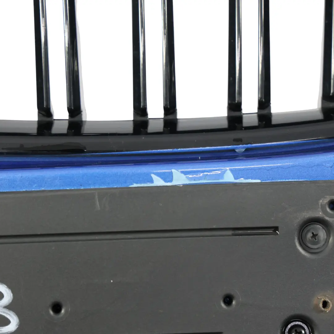 Front Bumper M Sport Trim Panel Estoril Blue Metallic - B45 to BMW F30 F31 with Part number 8067941 BMW F30 F31 Front Bumper M Sport Trim Panel Estoril Blue Metallic - B45 - SKU 8067941-EB - Part number 8067941