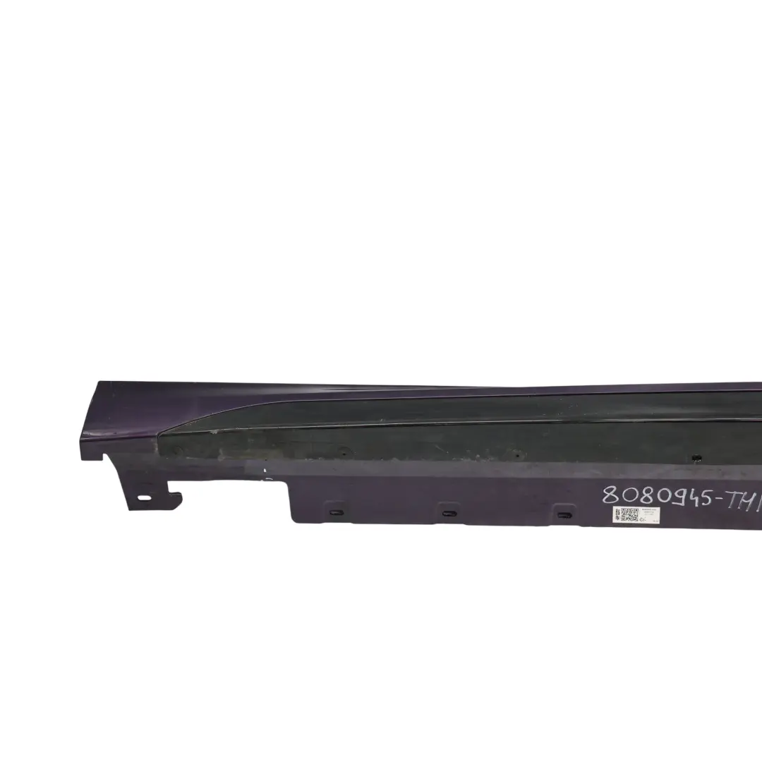 Moldura Umbral M Sport Faldón Lateral Izquierdo Thundernight Metalizado para BMW F44 con número de pieza 8080945 BMW F44 Moldura Umbral M Sport Faldón Lateral Izquierdo Thundernight Metalizado - SKU 8080945-THN - Número de pieza 8080945