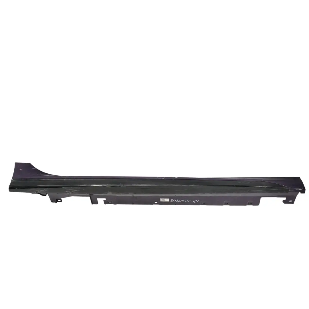 Moldura Faldón Lateral M Sport Derecho Thundernight Metalizado C56 para BMW F44 con número de pieza 8080946 BMW F44 Moldura Faldón Lateral M Sport Derecho Thundernight Metalizado C56 - SKU 8080946-THN - Número de pieza 8080946