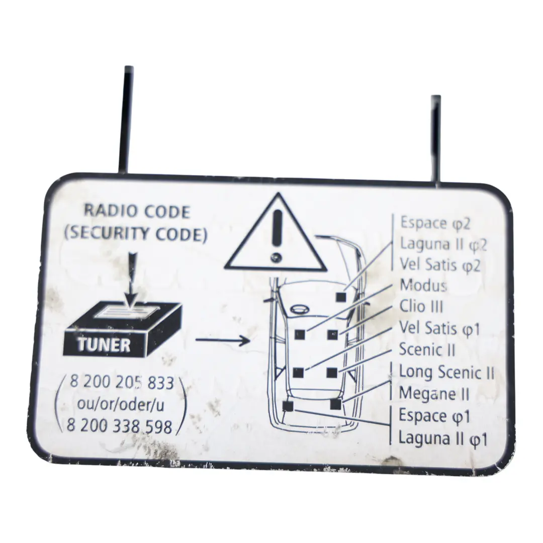 Mk4 Radio Verstärker Steuergerät CD Player 8200205833 für Renault Espace mit Teilenummer 8200207099 Renault Espace Mk4 Radio Verstärker Steuergerät CD Player 8200205833 - SKU 8200207099 - Teilenummer 8200207099