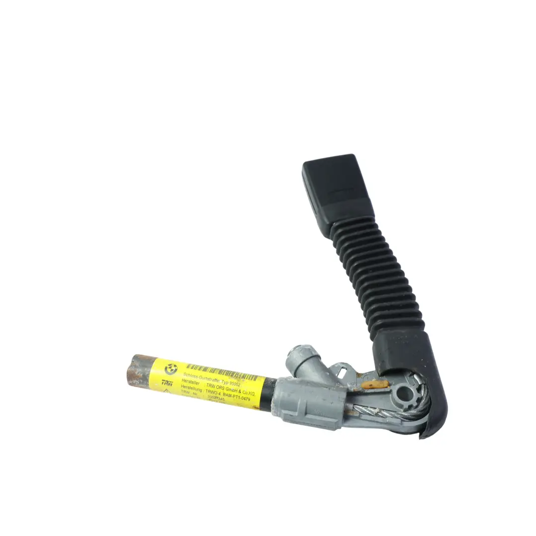Front Seat Belt Tensioner Buckle Lower Left N/S to BMW E53 E83 with Part number 8408759 BMW E53 E83 Front Seat Belt Tensioner Buckle Lower Left N/S - SKU 8408759-1 - Part number 8408759