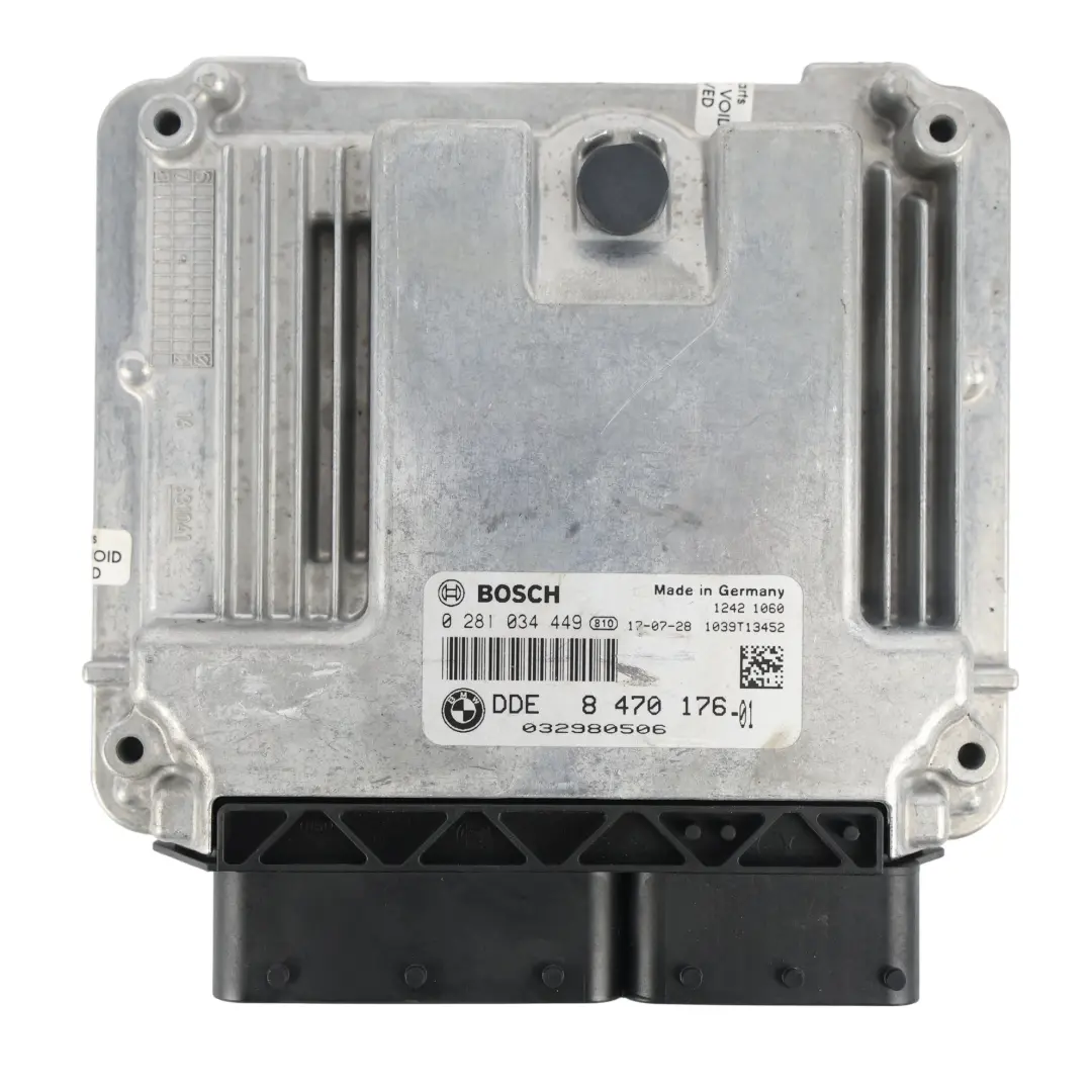 BMW F30 320d ed B47 Motorsteuergerät ECU 2.0 Diesel 163HP Schaltgetriebe - SKU 8470176-8 - Teilenummer 8470176