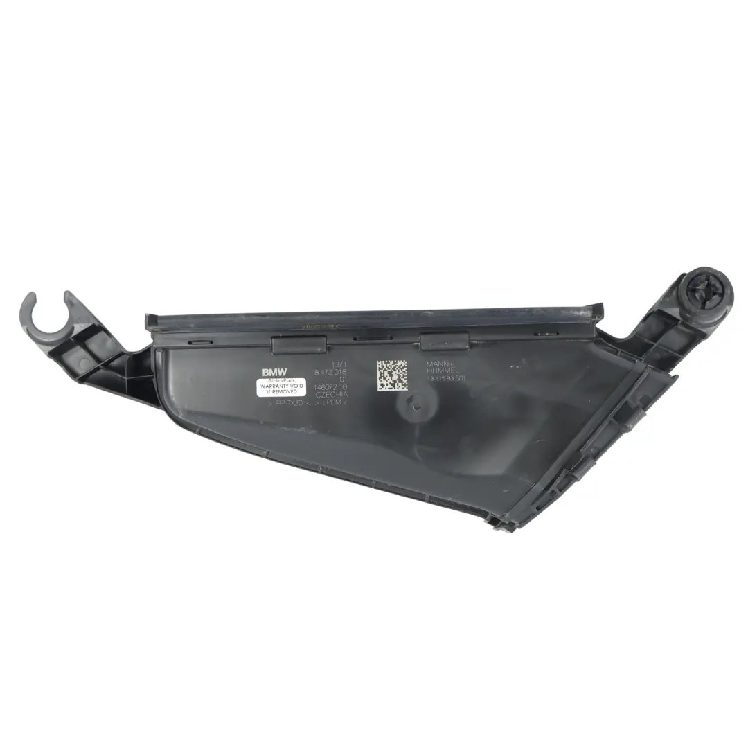 BMW F74 Caja Filtro Aire Conducto Manguera Tubo Limpiador Panel Cubierta - SKU 8472018 - Número de pieza 8472018