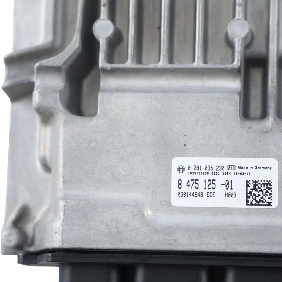 BMW X1 F48 Unidad Control Motor ECU Kit 2.0 Diésel B47C20B 150HP Manual - SKU 8475125-2 - Número de pieza 8475125