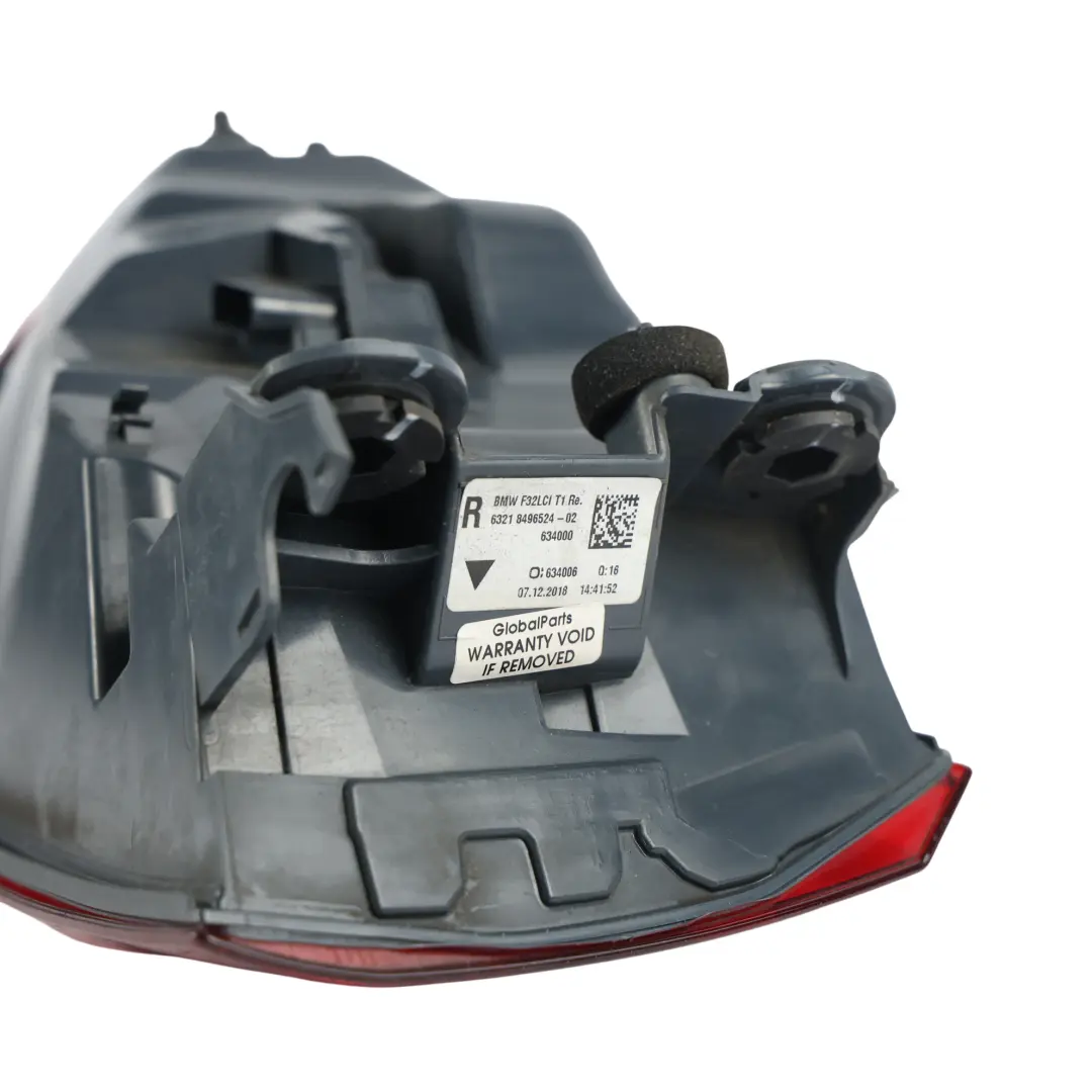 BMW F32 F36 F82 F83 Fanale Posteriore Portellone Baule Destro - SKU 8496524-1 - Numero di parte 8496524