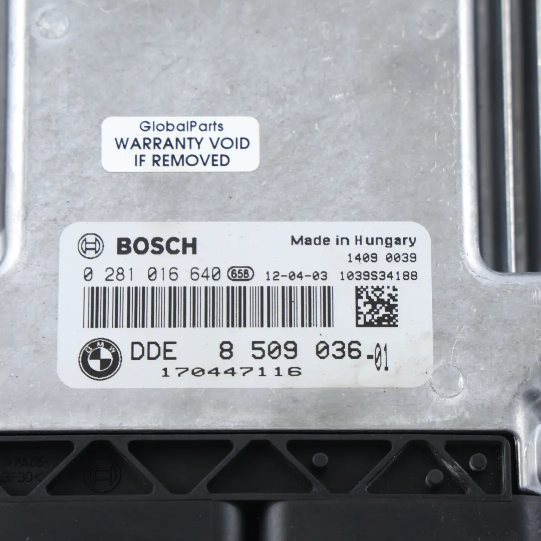 M57N2 285HP Motorsteuergerät ECU Kit 3.0 Diesel Automatik für BMW E92 mit Teilenummer 8509036 BMW E92 M57N2 285HP Motorsteuergerät ECU Kit 3.0 Diesel Automatik - SKU 8509036-10 - Teilenummer 8509036