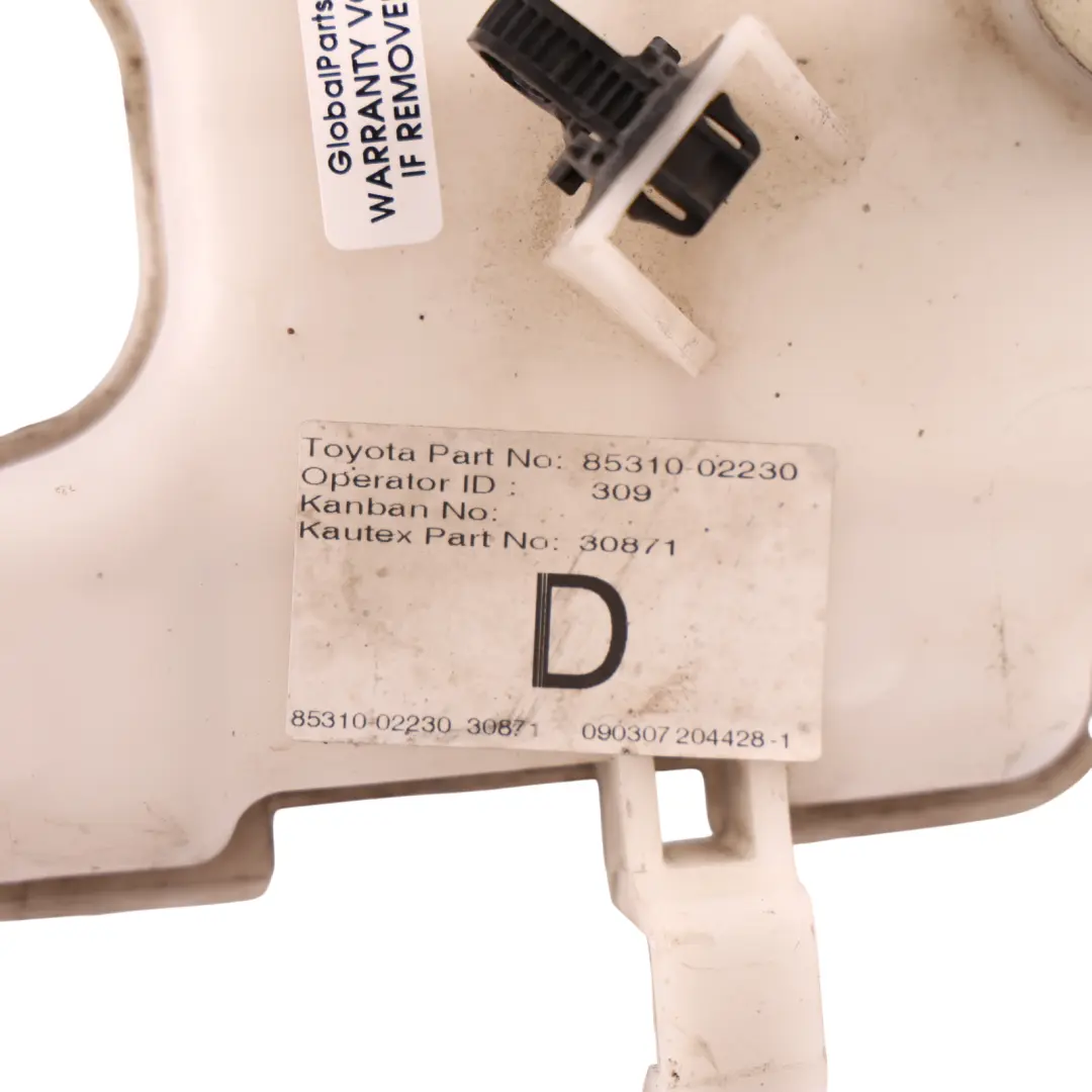 Toyota Auris E15 Windscreen Washer Bottle Reservoir Tank - SKU 8531002230 - Part number 8531002230