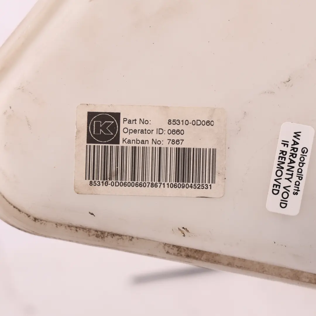 Toyota Yaris P9 Window Washer Bottle Reservoir Tank Bottle - SKU 853100D060 - Part number 853100D060