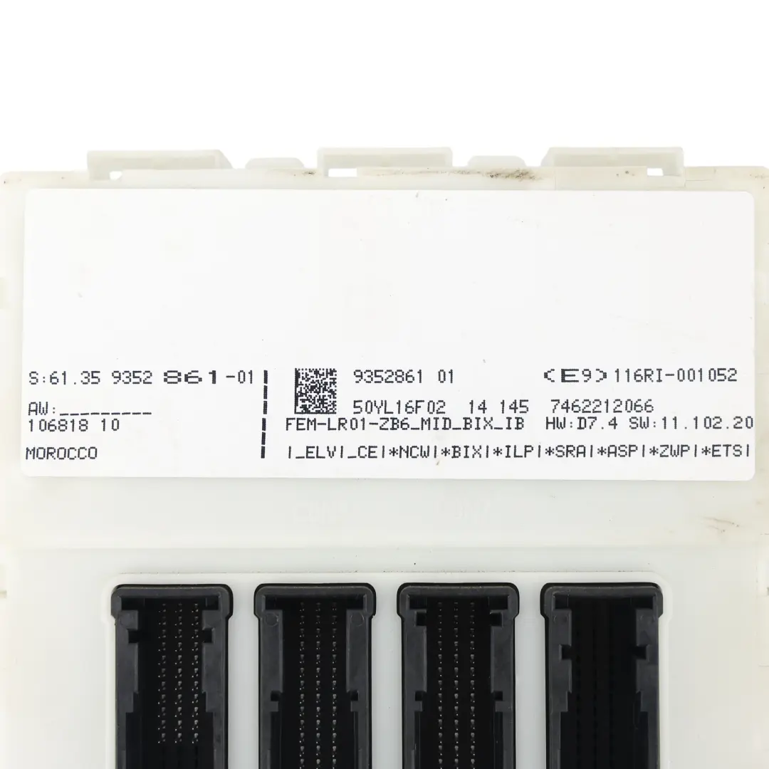 BMW F30 F31 F10 Engine Control Unit ECU DDE Set Kit FEM N57N Automatic - SKU 8577835-3 - Part number 8577835