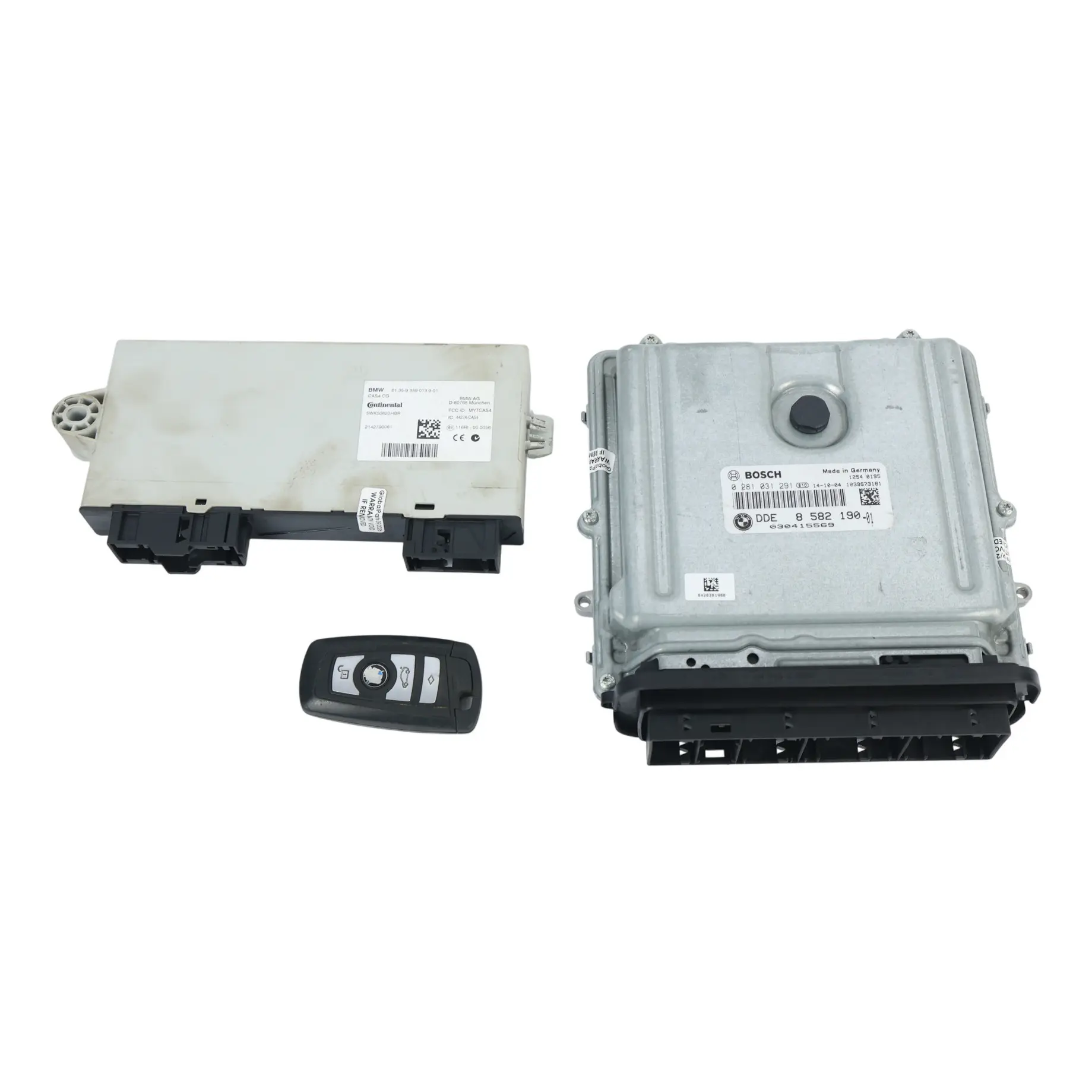 BMW F10 LCI 535d N57Z 313HP Engine Module ECU DDE Kit CAS4 Key 8582190 Automatic