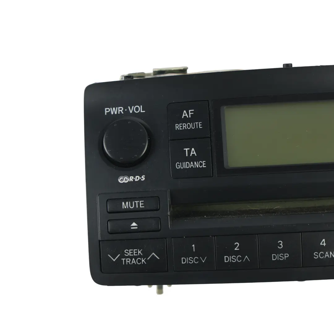 Toyota Corolla E12 Autoradio Lecteur CD Façade Commande - SKU 8612002380 - Numéro de pièce 8612002380