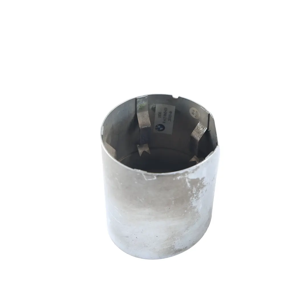Exhaust Tailpipe End Tip Pipe Trim Covering Chrome to Mini F56 JCW Rear with Part number 8615860 Mini F56 JCW Rear Exhaust Tailpipe End Tip Pipe Trim Covering Chrome - SKU 8615860 - Part number 8615860