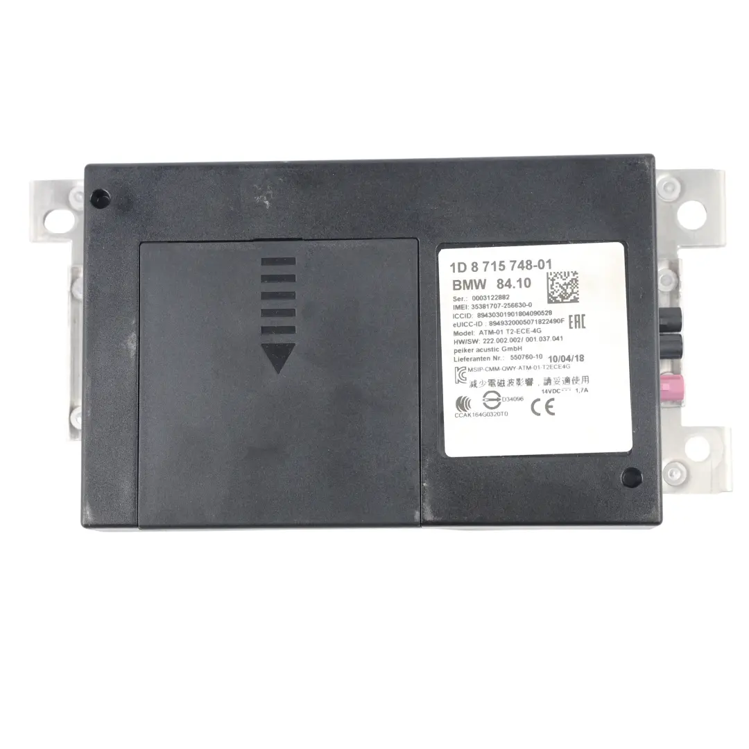 Mini F56 Telematics Bluetooth Control Module Unit ECU B48D 2.0 Petrol - SKU 8715748 - Part number 8715748