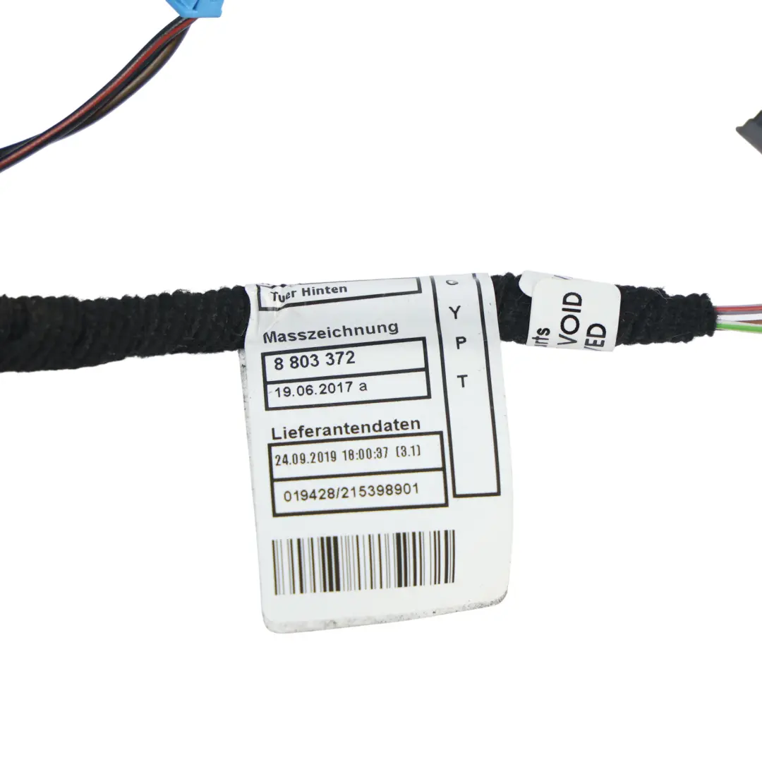 BMW X2 F39 Mazo Cables Puerta Trasera Derecha - SKU 8803374 - Número de pieza 8803374