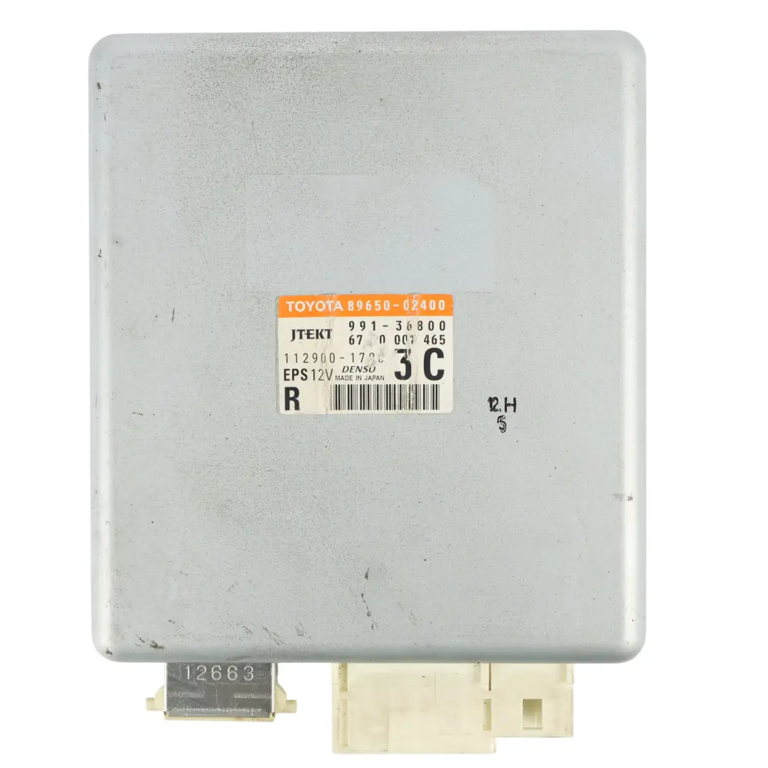 Steering Control Unit ECU 1.6 Petrol to Toyota Auris E15 Power with Part number 8965002400 Toyota Auris E15 Power Steering Control Unit ECU 1.6 Petrol - SKU 8965002400 - Part number 8965002400