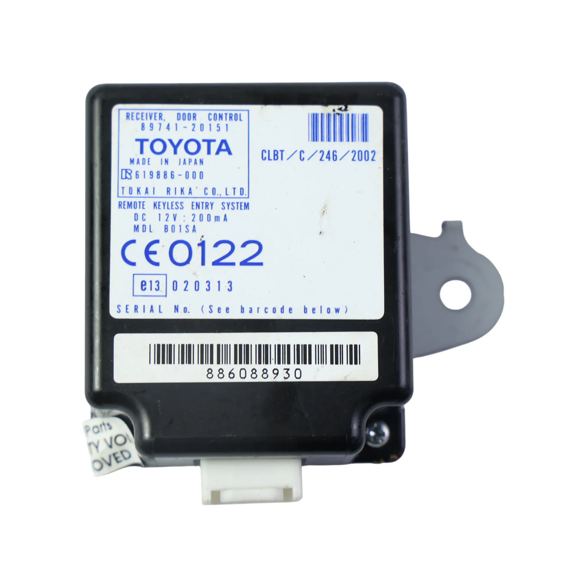 Toyota Celica Mk7 T23 Door Lock Control Receiver Module Unit 8974120151