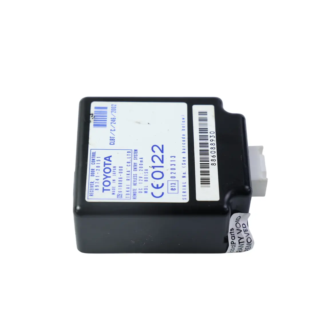 Toyota Celica Mk7 T23 Módulo Receptor Control Cierre Puerta - SKU 8974120151 - Número de pieza 8974120151