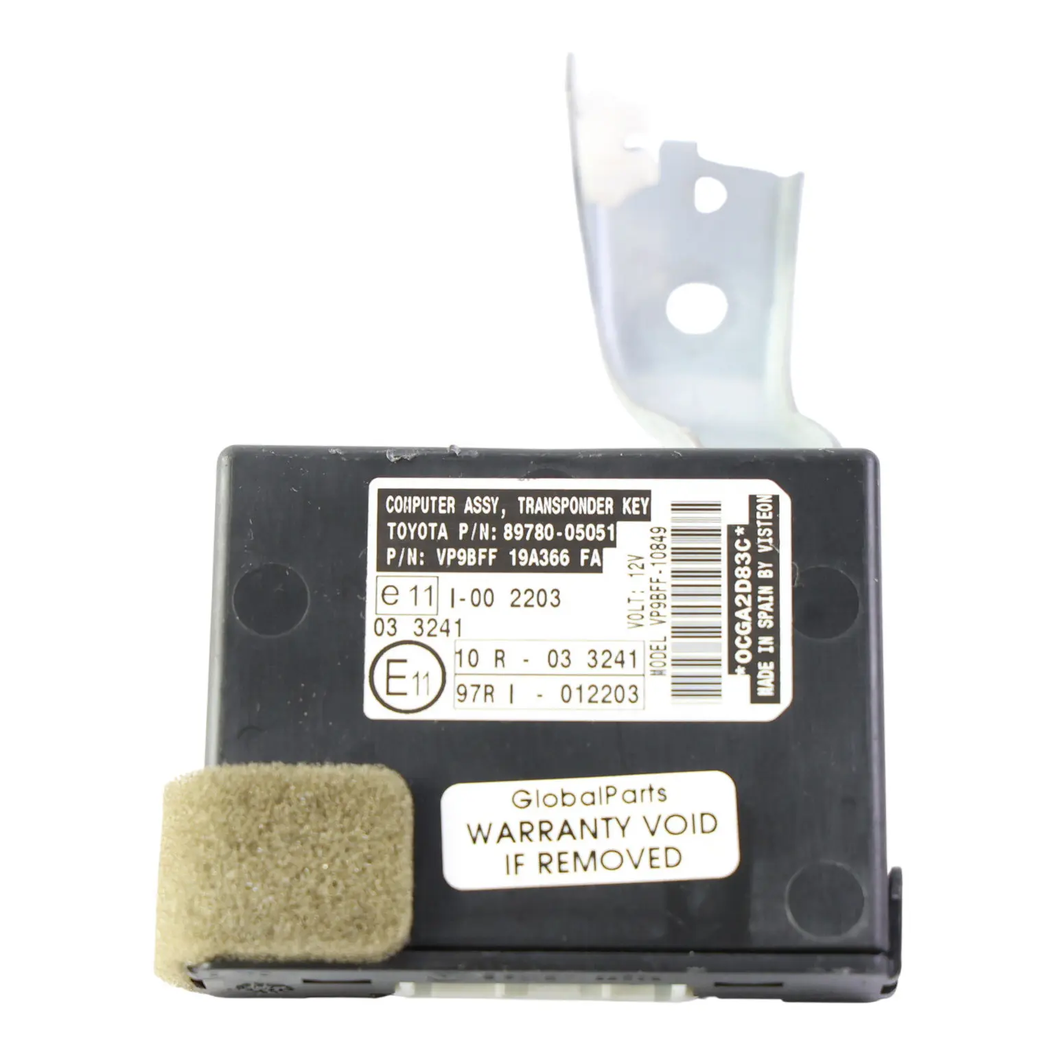 Toyota Avensis T270 Moduł Sterownik Immobilizera Transponder 89780-05051
