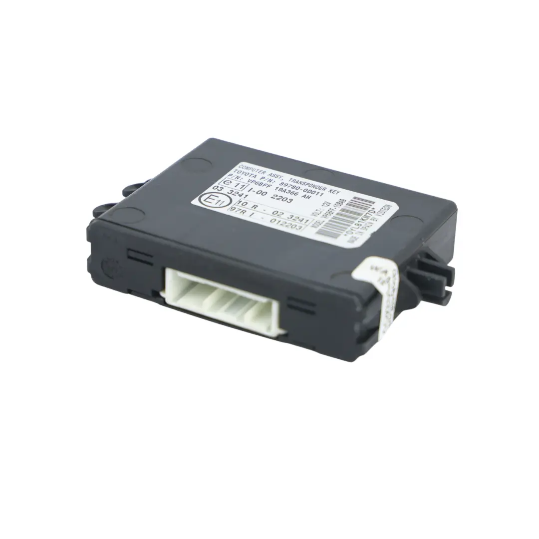 Toyota Yaris P9 Chiave Immobilizzatore Transponder Modulo Centralina 89780-0D011 - SKU 897800D011 - Numero di parte 897800D011