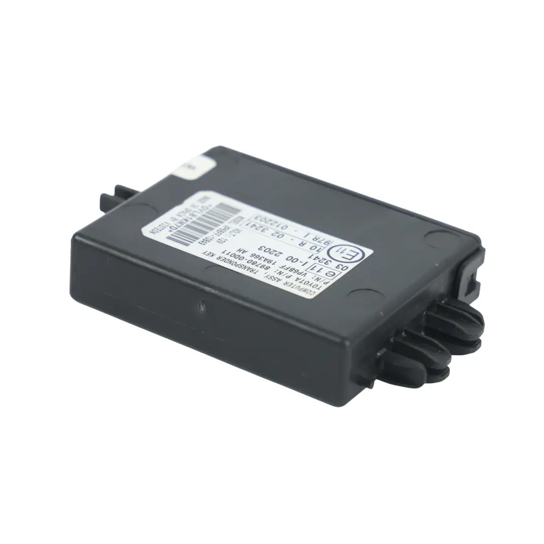 Toyota Yaris P9 Key Immobiliser Transponder Module Control Unit 89780-0D011 - SKU 897800D011 - Part number 897800D011