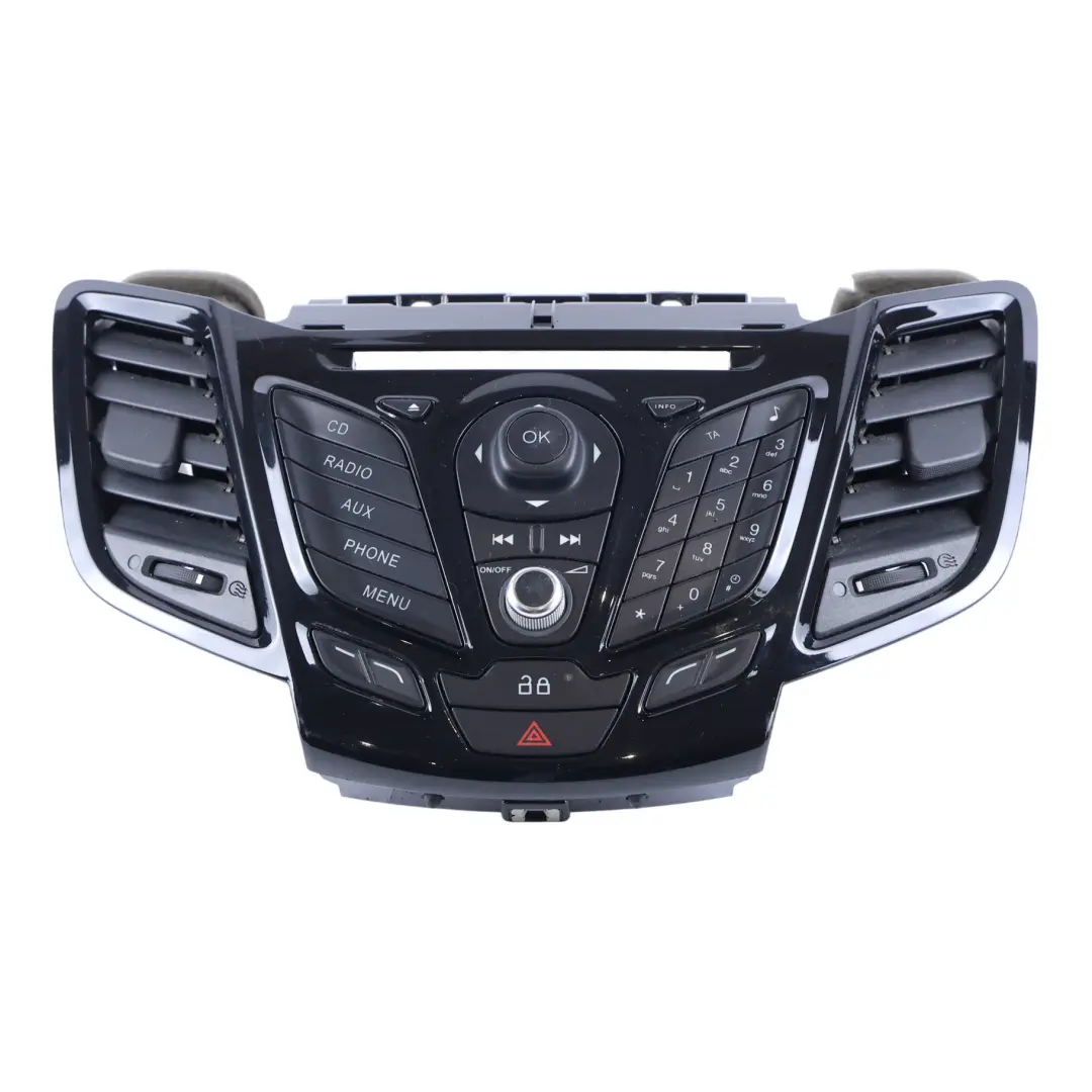 Ford Fiesta Mk7 Armaturenbrett Blende Radio Abdeckung Rahmen - SKU 8A61-18A802-BJW-1 - Teilenummer 8A61-18A802-BJW
