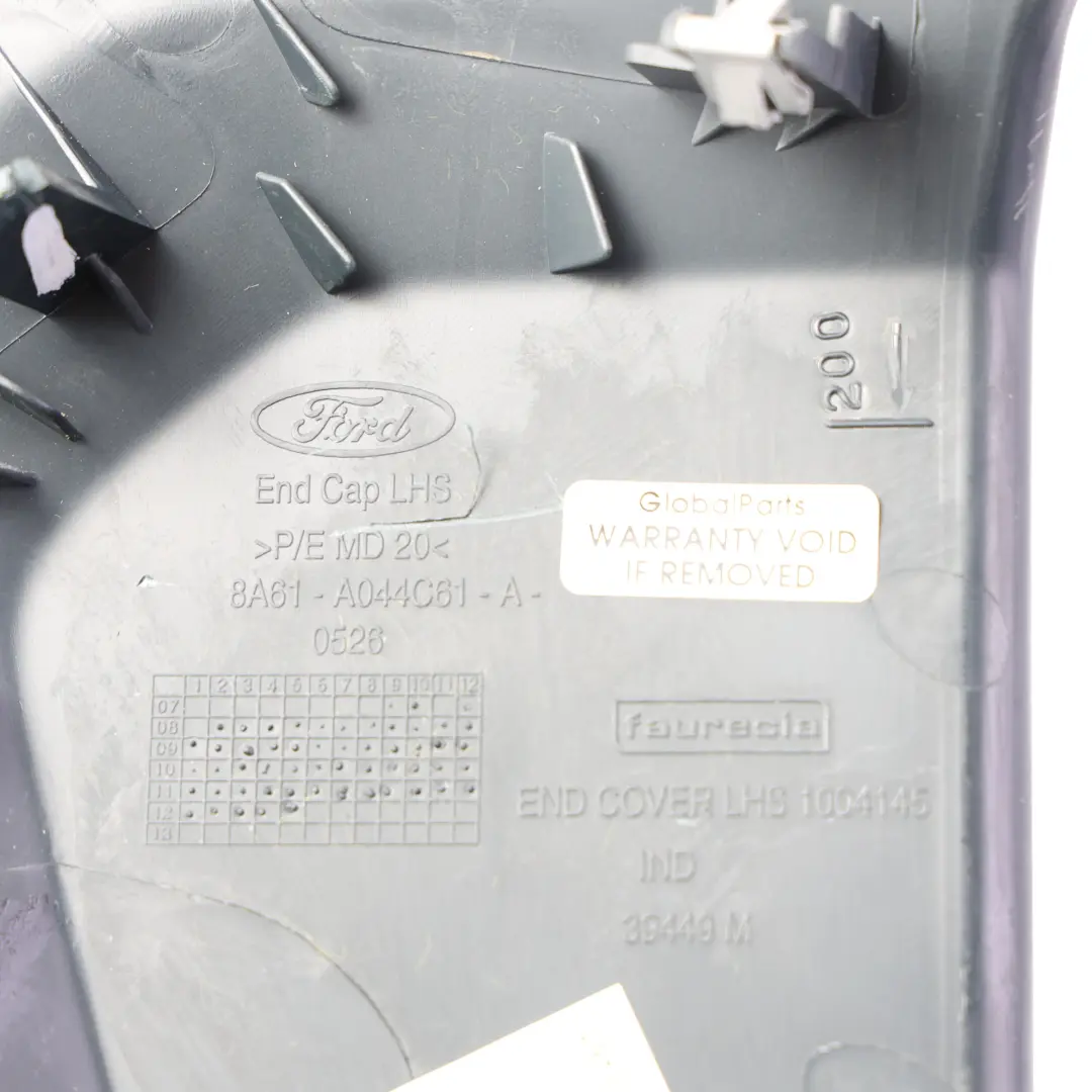 Ford Fiesta MK7 Panel Cubierta Trim Salpicadero Izquierdo - SKU 8A61-A044C61-AD - Número de pieza 8A61-A044C61-AD