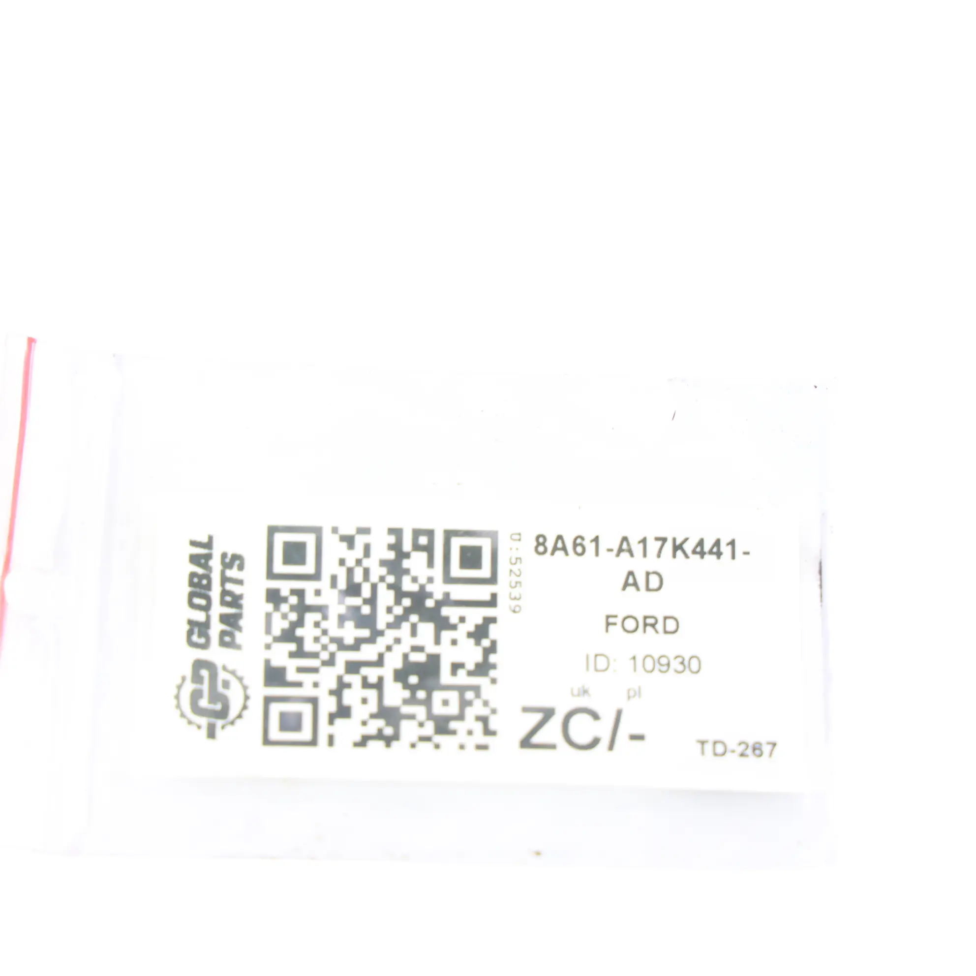 Ford Fiesta Mk7 Motor Limpiaparabrisas Trasero Portón 8A61-A17K441-AD