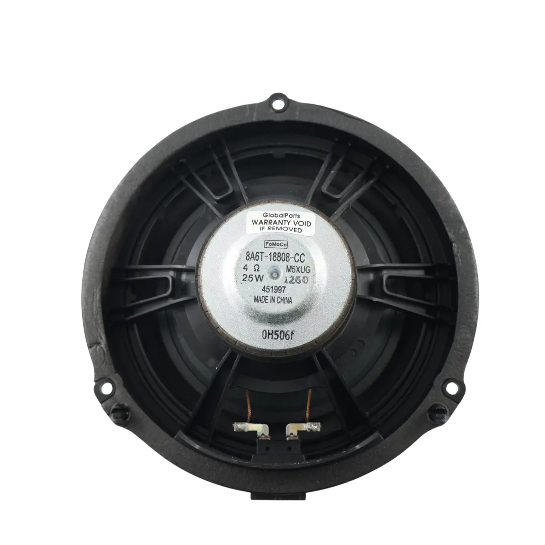 Ford Fiesta Mk7 Hecktür Lautsprecher Links Rechts 25W - SKU 8A6T-18808-CC - Teilenummer 8A6T-18808-CC