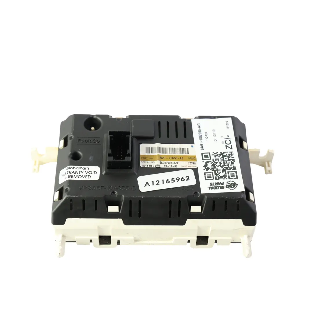 Ford Fiesta MK7 Dashboard Front Display Screen Head Unit - SKU 8A6T-18B955-AG - Part number 8A6T-18B955-AG